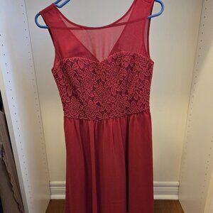 JACOB Red Lace Dress